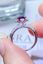 Load image into Gallery viewer, 1 Carat Moissanite 925 Sterling Silver Ring