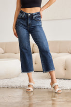 Load image into Gallery viewer, RFM Full Size Tummy Control High Waist Raw Hem Jeans
