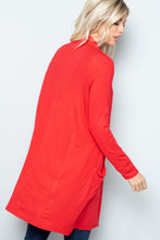 Load image into Gallery viewer, Celeste Full Size Open Front Cardigan with Pockets
