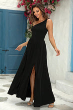 Load image into Gallery viewer, One-Shoulder Split Maxi Dress
