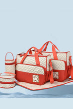 Load image into Gallery viewer, Oxford Cloth Contrast 4 Piece Bag Set
