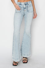 Load image into Gallery viewer, Risen Full Size High Rise Front Patch Pocket Flare Jeans
