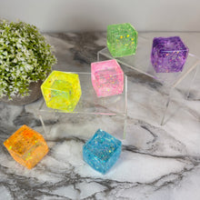 Load image into Gallery viewer, Squishy Toy - Glitter Cube
