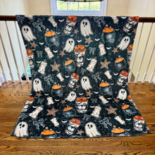 Load image into Gallery viewer, Blanket Halloween #23 - Orange Ghost Coffee - PREORDER ends 7/25
