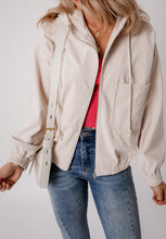 Load image into Gallery viewer, Pocketed Zip Up Long Sleeve Hooded Jacket
