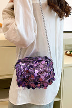 Load image into Gallery viewer, Sequin Chain Shoulder Bag
