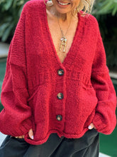 Load image into Gallery viewer, Pocketed V-Neck Button Up Cardigan
