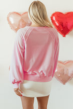 Load image into Gallery viewer, Valentine’s Day HUG AND KISSES Round Neck Sweatshirt
