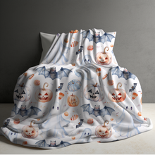 Load image into Gallery viewer, Blanket - Halloween - White Ghost - PREORDER 8/2-8/5
