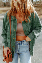 Load image into Gallery viewer, Snap Down Flap Pocket Long Sleeve Shacket
