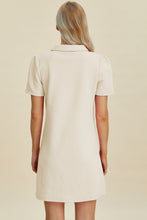 Load image into Gallery viewer, Double Take Full Size Texture Short Sleeve Dress

