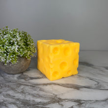 Load image into Gallery viewer, Stress Squishy Toy - Cheese Cube, Jumbo
