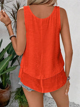 Load image into Gallery viewer, Layered Scoop Neck Wide Strap Tank
