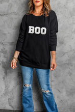 Load image into Gallery viewer, BOO Round Neck Long Sleeve Sweatshirt
