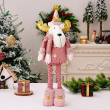 Load image into Gallery viewer, Telescopic Standing Christmas Decor - Pink &amp; Gold - PREORDER 10/3-10/6
