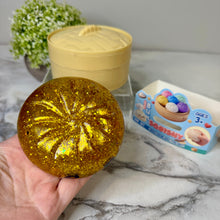 Load image into Gallery viewer, Squishy Toy - Viral Dumpling, Slow Rise Glitter - Gold
