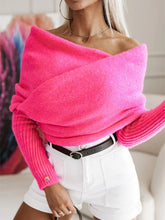 Load image into Gallery viewer, Long Sleeve Cropped Knit Top
