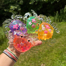 Load image into Gallery viewer, Squishy Toy - Glitter Crab

