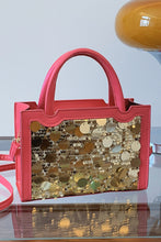 Load image into Gallery viewer, PU Leather Sequin Handbag
