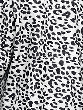 Load image into Gallery viewer, Full Size Leopard Collared Neck Button Up Long Sleeve Jacket
