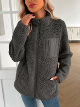 Load image into Gallery viewer, Ivy Lane Zip Up Long Sleeve Fuzzy Jacket
