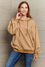 Load image into Gallery viewer, Full Size Long Sleeve Dropped Shoulder Hoodie
