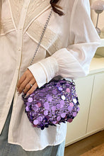 Load image into Gallery viewer, Sequin Chain Shoulder Bag
