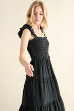 Load image into Gallery viewer, And The Why Smocked Ruffled Tiered Dress
