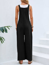 Load image into Gallery viewer, Full Size Square Neck Wide Strap Overalls
