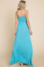 Load image into Gallery viewer, Culture Code Full Size Smocked Cami Maxi Dress with Pockets
