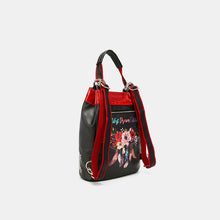 Load image into Gallery viewer, Nicole Lee USA Multifunctional Bucket Bag Backpack
