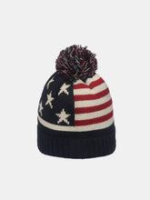 Load image into Gallery viewer, Roll Rim US Flag Knit Hat
