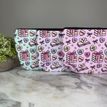 Load image into Gallery viewer, Pouch - Book Heart Romance TBR, Purple Lavender
