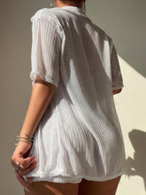 Load image into Gallery viewer, Open Front Half Sleeve Top and Shorts Cover Up Set
