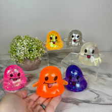 Load image into Gallery viewer, Squishy Toy - Halloween Glitter Ghost - PREORDER ends 7/12
