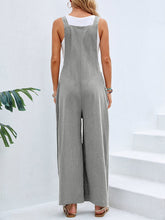 Load image into Gallery viewer, Full Size Square Neck Wide Strap Overalls
