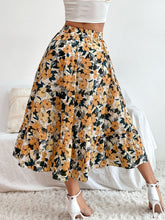 Load image into Gallery viewer, Printed Elastic Waist Midi Skirt
