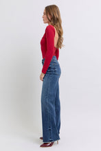 Load image into Gallery viewer, Judy Blue Full Size Raw Hem Mid Rise Jeans
