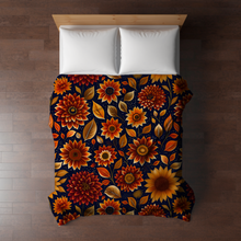 Load image into Gallery viewer, Blanket - Halloween - Moody Crimson Floral - PREORDER 7/29-8/1

