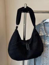 Load image into Gallery viewer, Ribbed Adjustable Strap Shoulder Bag
