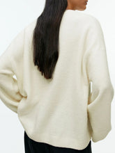Load image into Gallery viewer, Round Neck Drop Shoulder Sweater
