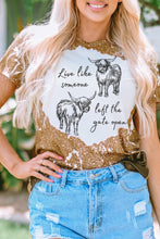 Load image into Gallery viewer, Graphic Round Neck Short Sleeve T-Shirt
