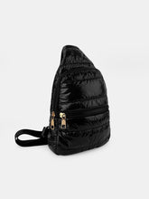 Load image into Gallery viewer, Quilted Adjustable Strap Puffy Sling Bag
