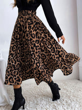 Load image into Gallery viewer, Printed Elastic Waist Midi Skirt
