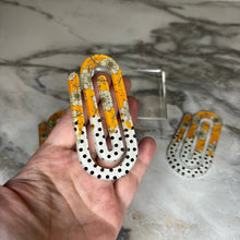Load image into Gallery viewer, Jumbo Paperclip - Floral Polka Dot
