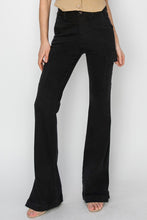 Load image into Gallery viewer, RISEN Full Size High Rise Side Slit Cargo Bootcut Jeans
