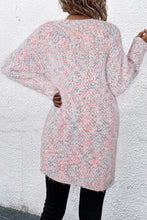 Load image into Gallery viewer, Pocketed Open Front Long Sleeve Cardigan
