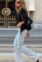 Load image into Gallery viewer, Sequin Zip Up Long Sleeve Jacket
