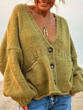 Load image into Gallery viewer, Pocketed V-Neck Button Up Cardigan
