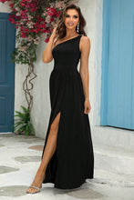 Load image into Gallery viewer, One-Shoulder Split Maxi Dress
